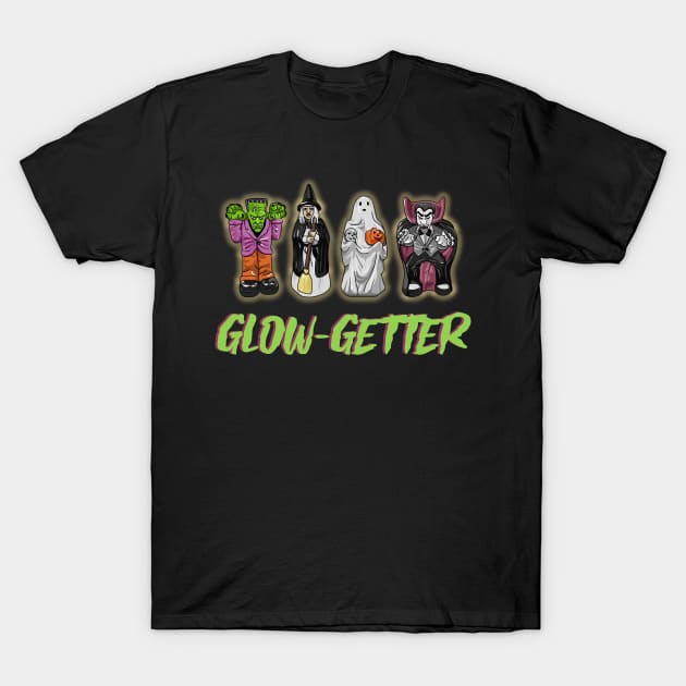 Halloween Blow Mold Glow-Getter T-Shirt by Screen Fiend Merch